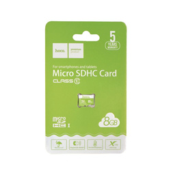 HOCO karta pamięci microSD TF High Speed Memory 8GB Class 10