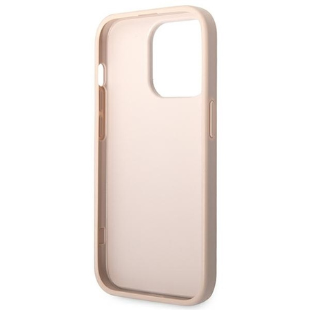 Guess GUHCP14L4GMGPI iPhone 14 Pro 6,1" różowy/pink hardcase 4G Big Metal Logo