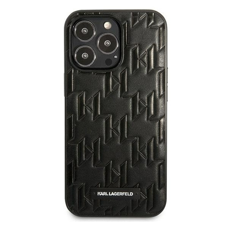 Karl Lagerfeld KLHCP13LMNMP1K iPhone 13 Pro / 13 6,1" hardcase czarny/black Monogram Plaque