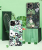 Kingxbar Blossom etui ozdobione oryginalnymi Kryształami Swarovskiego iPhone 11 Pro wielokolorowy (Gardenia)