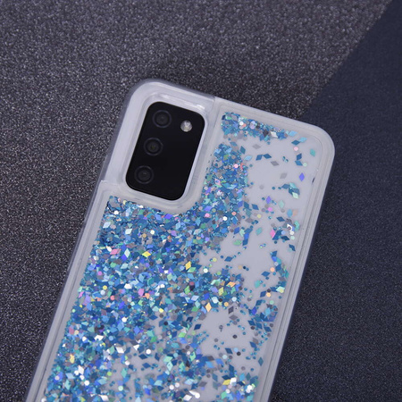 Nakładka Liquid Sparkle TPU do Xiaomi Redmi Note 12 5G (Global) / Poco X5 niebieska