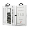 Etui IPHONE 13 PRO Guess Hardcase Leopard (GUHCP13LHSLEOK) szare