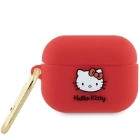 Hello Kitty Silikon 3D Kitty Head Hülle für AirPods Pro 2 (2022/2023) – Fuchsia