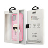 Karl Lagerfeld KLHCP13SKHTUGLP iPhone 13 mini 5,4" różowy/pink hardcase Glitter Karl`s Head