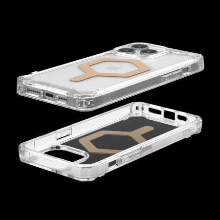 UAG Plyo Magsafe - protective case for iPhone 15 Pro Max compatible with MagSafe (ice-gold)