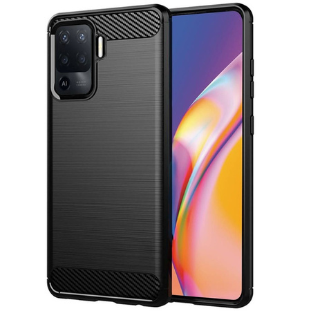 Futerał CARBON do OPPO A94 5G / F19 Pro Plus 5G / Reno 5Z
 czarny