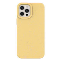 Eco Case for iPhone 12 Pro Max silicone phone cover yellow