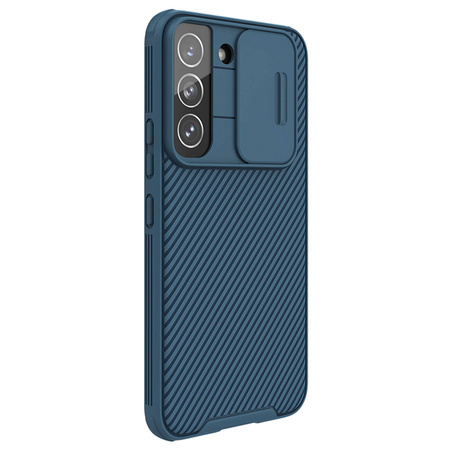 Nillkin CamShield Pro Case Armored Pouch Cover Camera Cover for Samsung Galaxy S22 Camera Blue