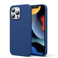 Ugreen Protective Silicone Case Soft Flexible Rubber Cover for iPhone 13 Pro Max blue