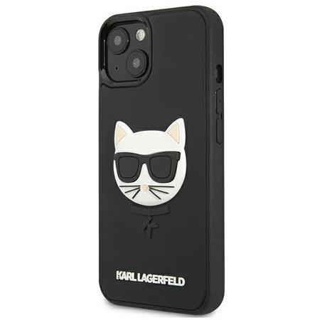 Karl Lagerfeld KLHCP13SCH3DBK 13 mini 5,4 &quot;black / black hardcase 3D Rubber Choupette