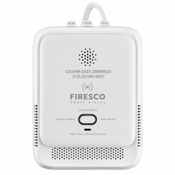 Czujnik gazu ziemnego Firesco (metan) JT-ZL2010W Wi-Fi Tuya Smart Life