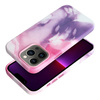 Leather Mag Cover kompatybilne z MagSafe do IPHONE 13 PRO purple splash