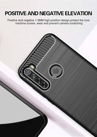 Etui XIAOMI REDMI NOTE 8T Pancerne Carbon czarne