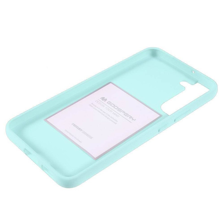 Case SAMSUNG GALAXY S22 Matte Silicone Mercury Soft Jelly mint