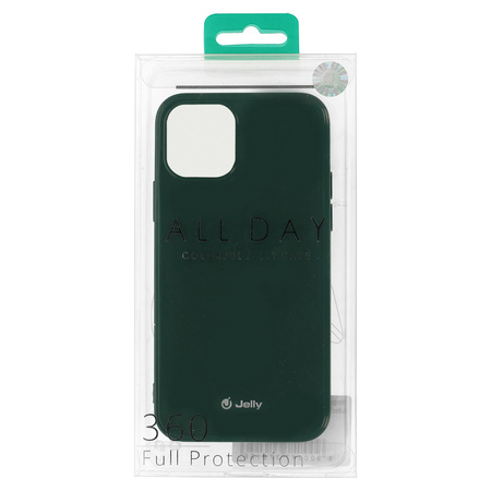 Jelly Case do Iphone 12 Mini ciemnozielony