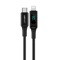 Acefast Kabel MFI USB Typ C - Lightning 1,2m, 30W, 3A schwarz (C6-01 Black)