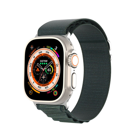 Sport Buckle Strap for Apple Watch Ultra 8/7/6/SE/5/4/3/2/1 (42, 44, 45, 49mm) Dux Ducis Strap GS Version - Green