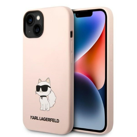 Karl Lagerfeld Silicone NFT Choupette - Etui iPhone 14 Plus (różowy)