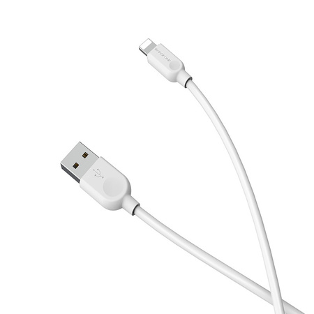 Borofone Kabel BX14 LinkJet - USB na Lightning - 2,4A 1 metr biały