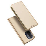 Dux Ducis Skin Pro Hülle für Xiaomi Redmi 11A / Poco C55 / Redmi 12C Cover Flip Card Wallet Stand Gold