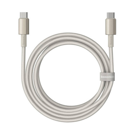 Kabel 100W 5A 2m USB-C - USB-C Baseus Tungsten Glod złoty