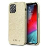 Guess GUHCP12LIGLGO iPhone 12 Pro Max 6,7" złoty/gold hardcase Iridescent