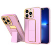 Neue Kickstand Case Hülle für iPhone 13 Pro mit Ständer Pink