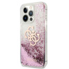 Guess Liquid Glitter 4G Big Logo - Etui iPhone 13 Pro Max (różowy)