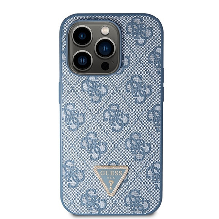 Guess GUHCP14LP4TDSCPB iPhone 14 Pro 6.1&quot; blue/blue hardcase Crossbody 4G Metal Logo