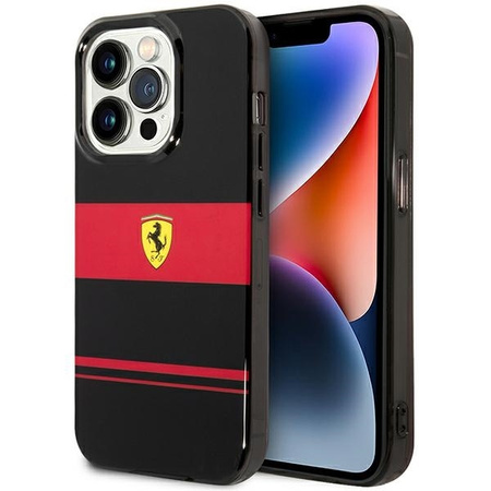 Ferrari FEHMP14XUCOK iPhone 14 Pro Max 6,7&quot; schwarz/schwarzes Hardcase IMD Combi Magsafe