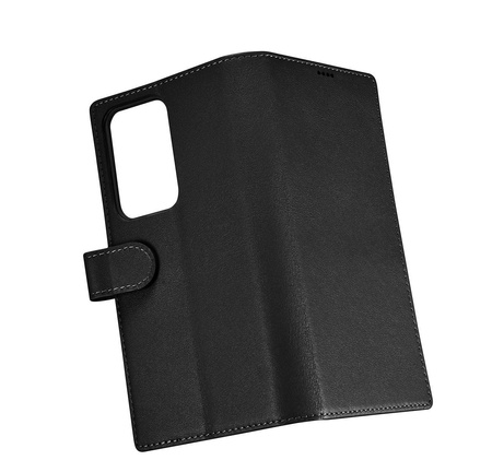 iCarer Wallet Case etui do Samsung Galaxy S23 Ultra skórzany pokrowiec portfel czarne