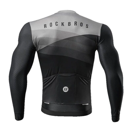 Rockbros cycling jersey 15120009005 long sleeve spring/summer XXL - black