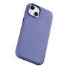 iCarer Case Leather Genuine Leather Case Cover for iPhone 14 Light Purple (WMI14220705-LP) (MagSafe Compatible)