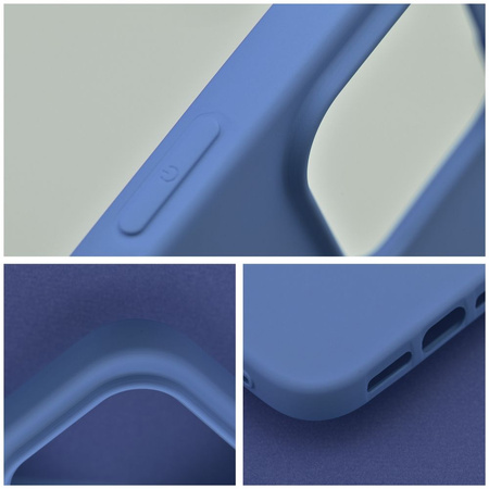 Futerał SILICONE do IPHONE 12 / 12 PRO niebieski