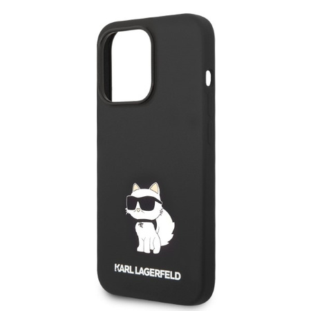 Karl Lagerfeld Silicone NFT Choupette - Etui iPhone 14 Pro Max (czarny)