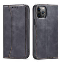 Magnet Fancy Case Case for iPhone 12 Pro Max Pouch Wallet Card Holder Black