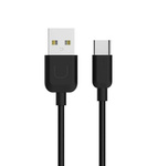 USAMS Kabel U-Turn USB-C 1m czarny/black 2A TCUSBXD01 (US-SJ099)