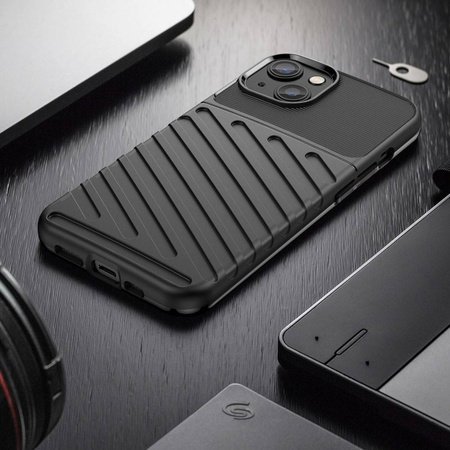 Schutzhülle IPHONE 14 MAX Nexeri Thunder Case schwarz