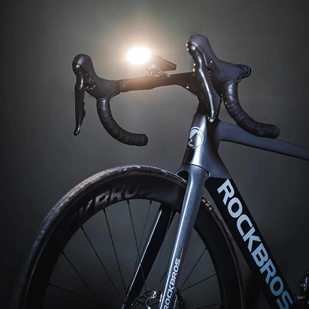 Rockbros JP008 Fahrrad-Frontlicht für Theke mit Powerbank 5000 mAh 150 lm IPX6 – Schwarz