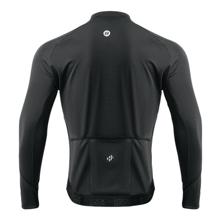 Rockbros 15400002005 long sleeve cycling jersey autumn/winter XXL - black