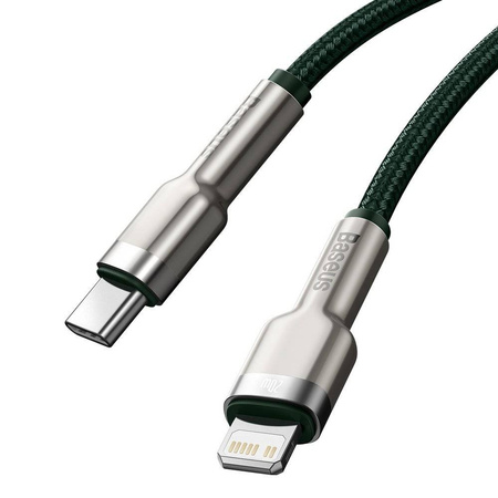 Baseus Cafule Series Metal Data Cable Type-C to iP PD 20W 1m Green