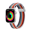 Dux Ducis Strap (Mixture II Version) strap for Apple Watch SE, 8, 7, 6, 5, 4, 3, 2, 1 (41, 40, 38 mm) braided band bracelet pale stripes