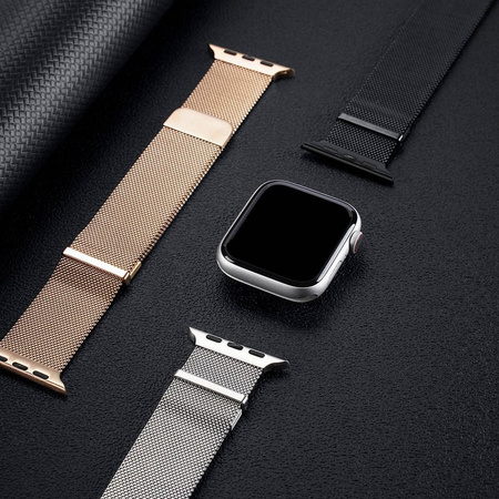 Armband für APPLE WATCH 38 / 40 / 41 MM Dux Ducis Strap Milanese gold