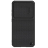 Nillkin Textured S Case für Samsung Galaxy S23, gepanzerte Hülle mit Kameraabdeckung, schwarz