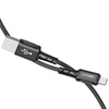 Acefast cable MFI USB - Lightning 1.2m, 2.4A black (C1-02 black)