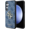 Etui Guess 4G Big Metal Logo na Samsung Galaxy S24 - niebieskie