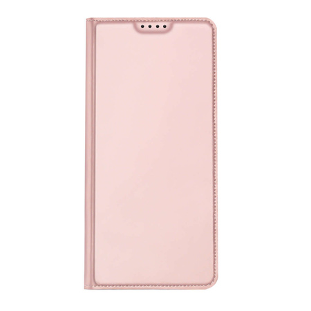 Dux Ducis Skin Pro etui do Xiaomi Redmi Note 12 Pro / Poco X5 Pro 5G pokrowiec z klapką portfel na kartę podstawka różowe