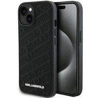 Etui Karl Lagerfeld Quilted K Pattern na iPhone 15 - czarne