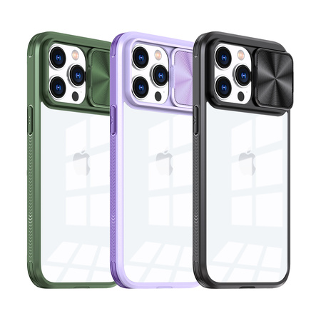 Etui IPHONE 14 PLUS MX CamSlider zielone