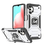 Wozinsky Ring Armor tough hybrid case cover + magnetic holder for Samsung Galaxy A73 silver